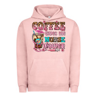 Pigment Salmon coffee gives me nurse power Urban Hoodie - AdoDesignShop