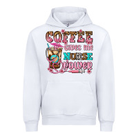 White coffee gives me nurse power Urban Hoodie - AdoDesignShop