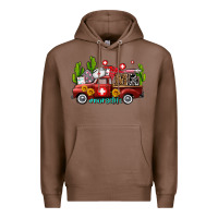 Chestnut ma medical assistant nurse truck with cactus and sunflowers Premium Hoodie - AdoDesignShop