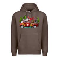 Coffee ma medical assistant nurse truck with cactus and sunflowers Premium Hoodie - AdoDesignShop
