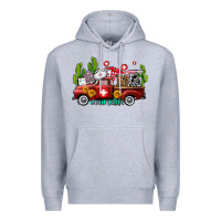 Heather Grey ma medical assistant nurse truck with cactus and sunflowers Premium Hoodie - AdoDesignShop