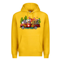 Lemon ma medical assistant nurse truck with cactus and sunflowers Premium Hoodie - AdoDesignShop