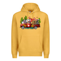 Mustard ma medical assistant nurse truck with cactus and sunflowers Premium Hoodie - AdoDesignShop