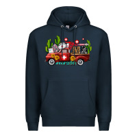 Navy ma medical assistant nurse truck with cactus and sunflowers Premium Hoodie - AdoDesignShop
