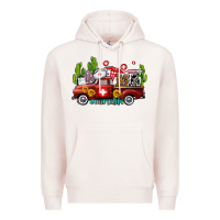 Pale Pink ma medical assistant nurse truck with cactus and sunflowers Premium Hoodie - AdoDesignShop