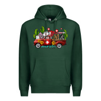 Sports Green ma medical assistant nurse truck with cactus and sunflowers Premium Hoodie - AdoDesignShop