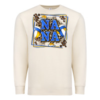 Sandshell volleyball nana with leopard Premium Sweatshirt - Zillion Design Studio