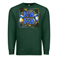 Sports Green volleyball nana with leopard Premium Sweatshirt - Zillion Design Studio