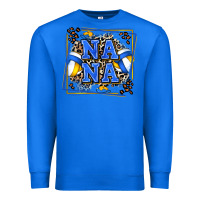 True Royal volleyball nana with leopard Premium Sweatshirt - Zillion Design Studio