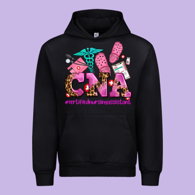 Cna Certified Nursing Assistant Urban Hoodie Designed By Adodesignshop