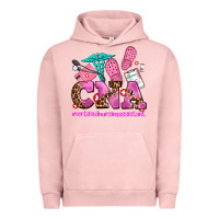 Pigment Salmon cna certified nursing assistant Urban Hoodie - AdoDesignShop
