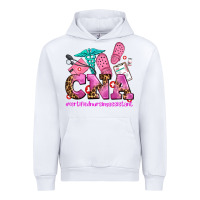 White cna certified nursing assistant Urban Hoodie - AdoDesignShop