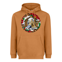 Meerkat Christmas Joy To The World Heavyweight Hoodie - RanaPortraitStore