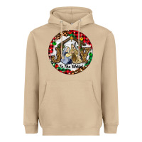 Mushroom Christmas Joy To The World Heavyweight Hoodie - RanaPortraitStore