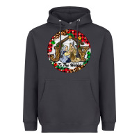 Smoke Christmas Joy To The World Heavyweight Hoodie - RanaPortraitStore