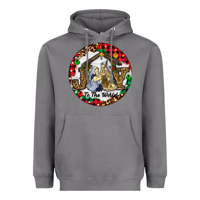 Christmas Joy To The World Heavyweight Hoodie by RanaPortraitStore | Teevron