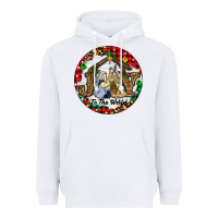 White Christmas Joy To The World Heavyweight Hoodie - RanaPortraitStore