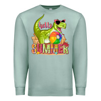 Seafoam hello summer rex Premium Sweatshirt - texasbilliewilder