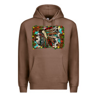 Chestnut christmas indian headdress Premium Hoodie - JahusDesignShop