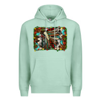Seafoam christmas indian headdress Premium Hoodie - JahusDesignShop