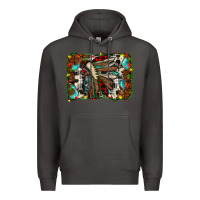 Smoke christmas indian headdress Premium Hoodie - JahusDesignShop