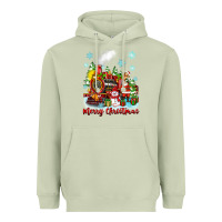 Matcha merry christmas polar express Heavyweight Hoodie - Zillion Design Studio