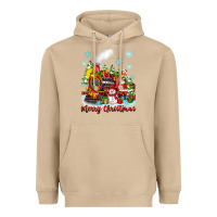 Mushroom merry christmas polar express Heavyweight Hoodie - Zillion Design Studio