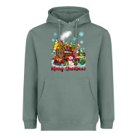Sage merry christmas polar express Heavyweight Hoodie - Zillion Design Studio