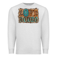 Oatmeal Heather love rodeo gemstone Premium Sweatshirt - RanaPortraitStore