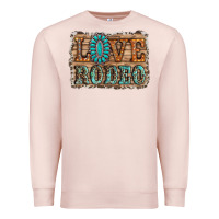 Pale Pink love rodeo gemstone Premium Sweatshirt - RanaPortraitStore
