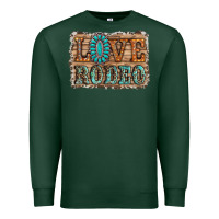Sports Green love rodeo gemstone Premium Sweatshirt - RanaPortraitStore