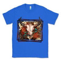 True Royal Western Bull Skull Classic Tee - FaDigitalArtStudio