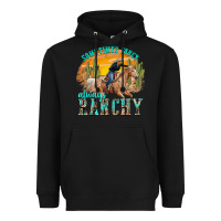 Black sometimes fancy always ranchy Heavyweight Hoodie - texasbilliewilder