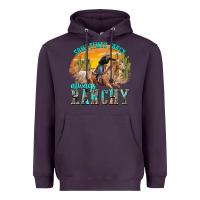 Plum sometimes fancy always ranchy Heavyweight Hoodie - texasbilliewilder