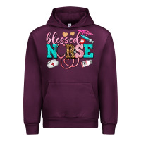 Mauve Wine blessed nurse Urban Hoodie - AdoDesignShop