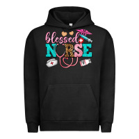 Pigment Black blessed nurse Urban Hoodie - AdoDesignShop