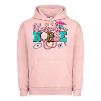 Pigment Salmon blessed nurse Urban Hoodie - AdoDesignShop
