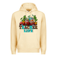 Pina Colada teacher life western truck and books Premium Hoodie - AdoDesignShop