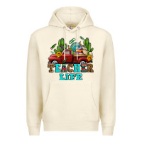 Sandshell teacher life western truck and books Premium Hoodie - AdoDesignShop