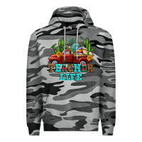 Slate Camo teacher life western truck and books Premium Hoodie - AdoDesignShop