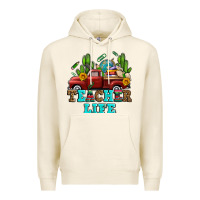 Teacher Life Western Truck And Books Premium Hoodie | Teevron