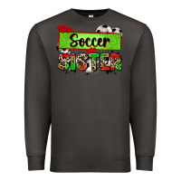 Smoke soccer sister with leopard Premium Sweatshirt - Zillion Design Studio