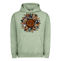 Cowhide Leopard Aztec Sunflower Urban Hoodie | Teevron