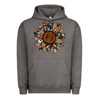 Pigment Tornado cowhide leopard aztec sunflower Urban Hoodie - Artiststas