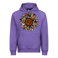 Tulip cowhide leopard aztec sunflower Urban Hoodie - Artiststas