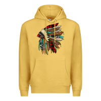 Antique Gold christmas indian headdress Premium Hoodie - JahusDesignShop
