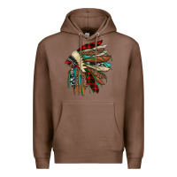 Chestnut christmas indian headdress Premium Hoodie - JahusDesignShop