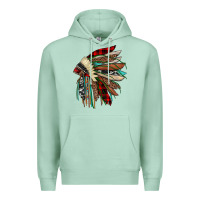 Seafoam christmas indian headdress Premium Hoodie - JahusDesignShop