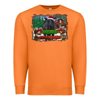 Carrot merry christmas black angus cattle and farm Premium Sweatshirt - RanaPortraitStore