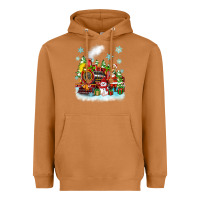 Meerkat christmas polar express santa Heavyweight Hoodie - Zillion Design Studio
